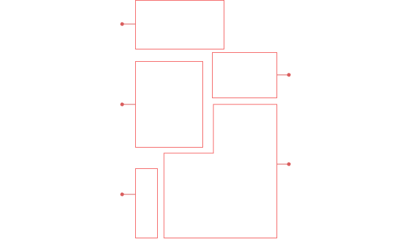 Esquema de un plano de una oficina de Work Café